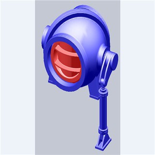 Ūdens turbīnas ieplūdes hidrauliskais lodveida vārsts